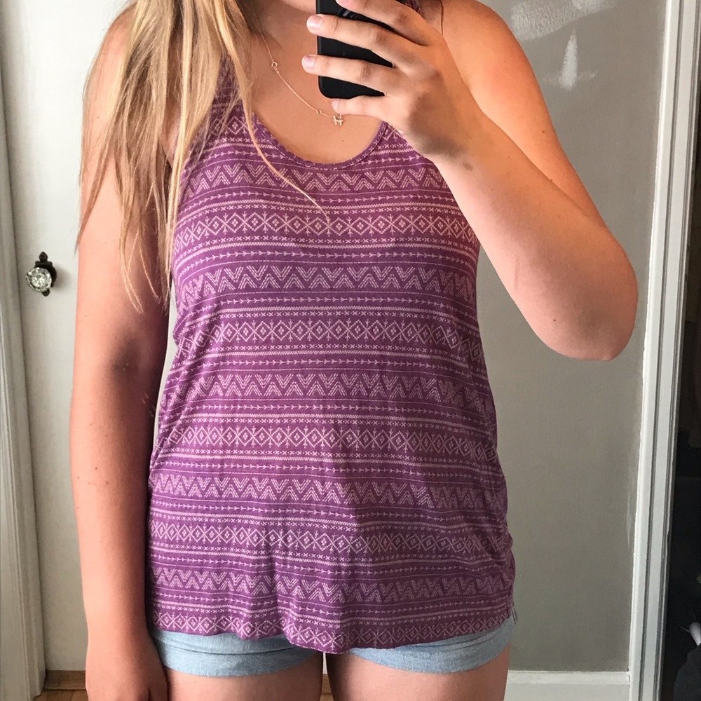 Racer back tank top